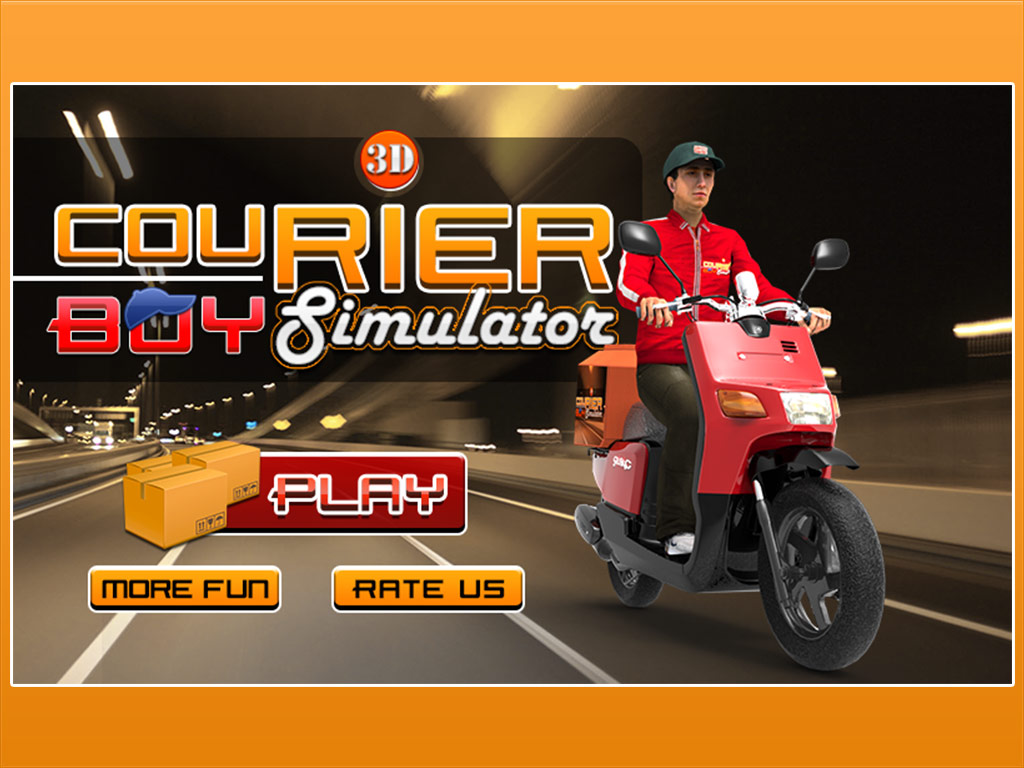 3D Courier Boy Simulator - Best courier, postal service and rider simulation game