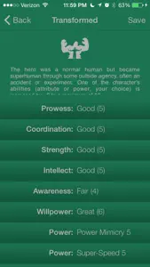 HeroMaker - An RPG Character Generator screenshot #3 for iPhone