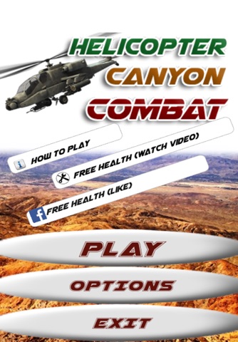 Helicopter Canyon Combat screenshot 3