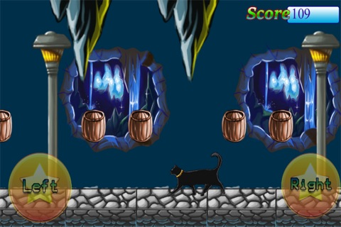 Cat Barrel Dash - Run and Avoid screenshot 2