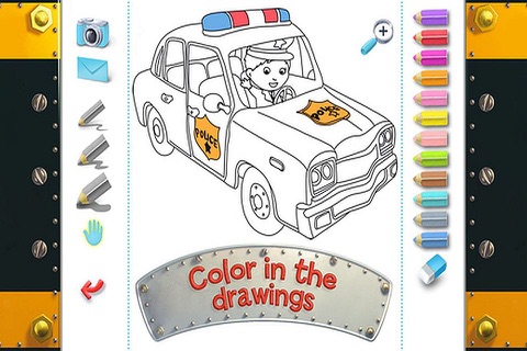 Little Boy - Oscar's Police Car screenshot 2