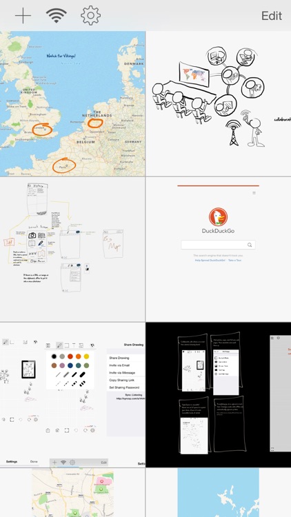 SyncSpace: Collaborative Zoomable Whiteboard