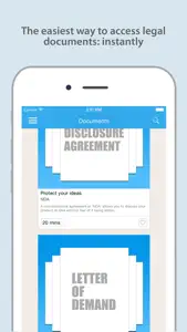 ZipLegal - Professional Legal Documents screenshot #1 for iPhone