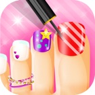 красивые ногти 3 салон красоты бесплатная игра: цветы платье icon