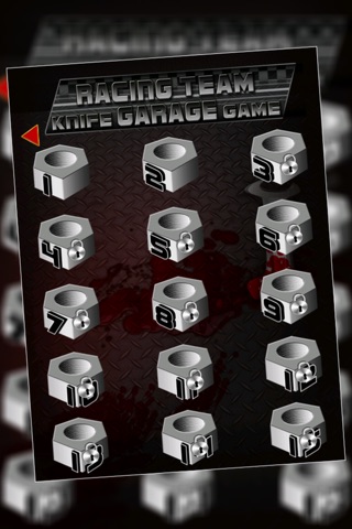 Racing Team Knife Garage Game : The Race across your finger - Gold screenshot 4