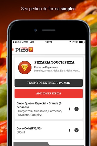 Touch Pizza - Pizza Delivery screenshot 4