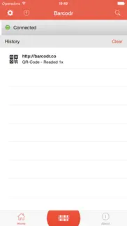 barcodr lite - wireless qrcode reader and scanner iphone screenshot 1