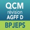 Cette application est un outil de révision à destination des candidats au BP JEPS, diplôme d’État de niveau IV, qui s’orientent vers les activités gymniques de la forme et de la force (AGFF) mention D (haltère, musculation et forme sur un plateau)