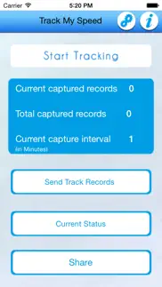 trackmyspeed iphone screenshot 1