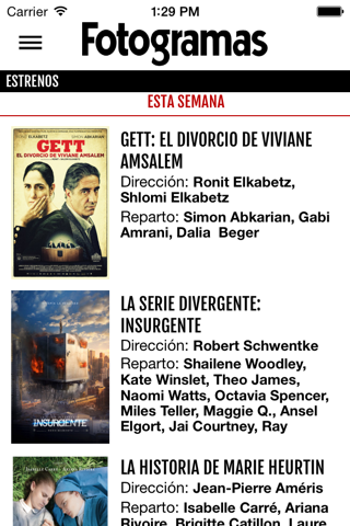 FOTOGRAMAS: Actualidad, cartelera, cines, estrenos screenshot 3