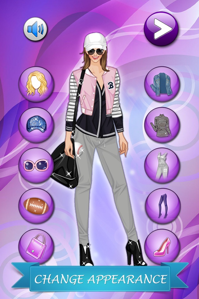 Dress Up Games - Sporty Girl screenshot 2