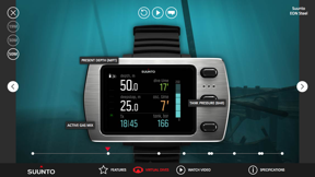 Suunto EON Steel screenshot