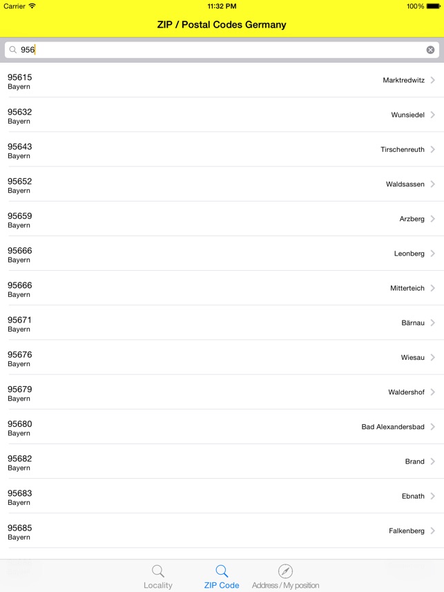 Zip Postal Codes Germany On The App Store