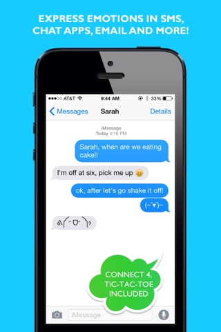 Text Faces - SMS Emotions, Symbols & Phrases Organizer screenshot 2