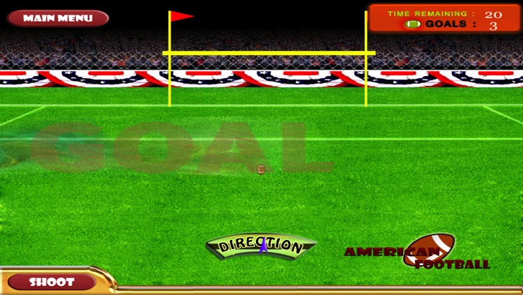 Crazy Soccer Field Goal Kick Competition - An American Fut-ball Championship Game Free screenshot-3