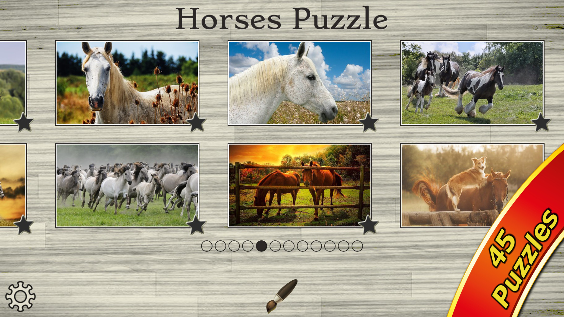 Mighty Horses - Real Horse Picture Puzzle Games for kids