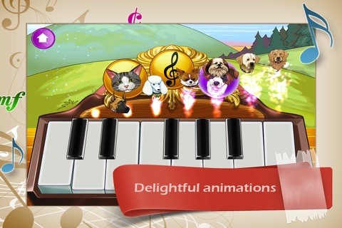 Amazing Pet Piano - Animal Orchestra Music HD screenshot 3