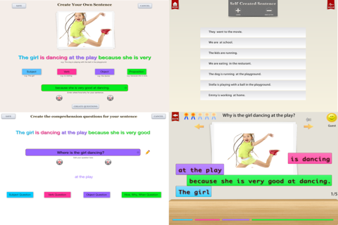 Comprehension Builder 2 - WH Question App for English Language Learning and Speech Therapy screenshot 4