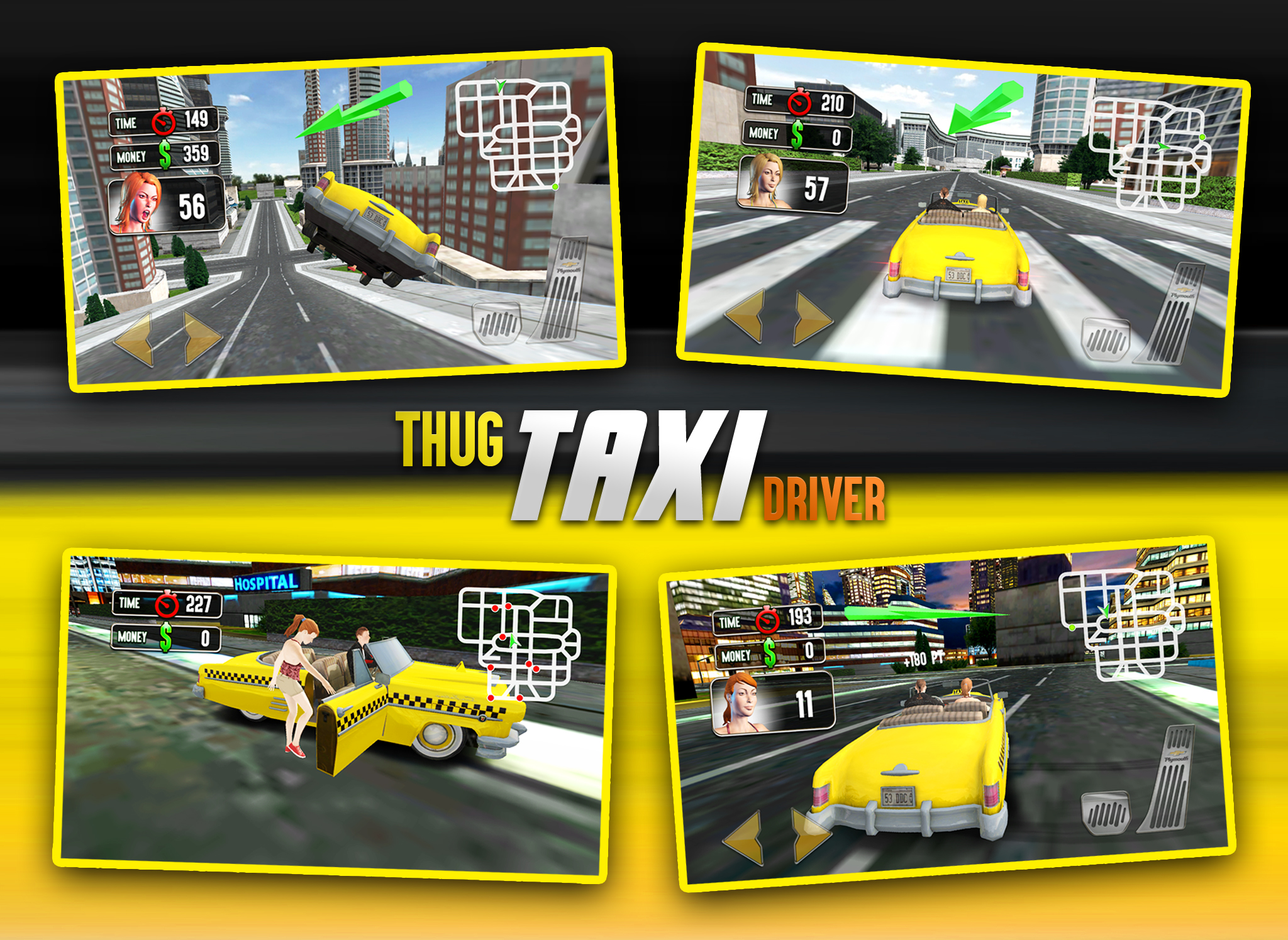 Thug Taxi Driver - AAA Star Game screenshot 9