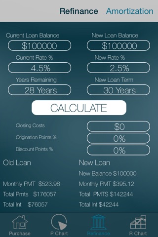 Professional mortgage calculator screenshot 2