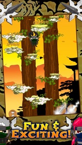 Awesome Ninja Jump Adventure Game FREE screenshot #4 for iPhone