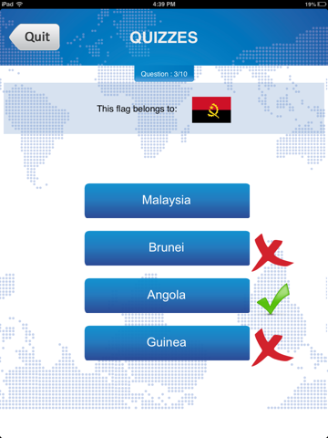 Screenshot #6 pour World Geo Wiz