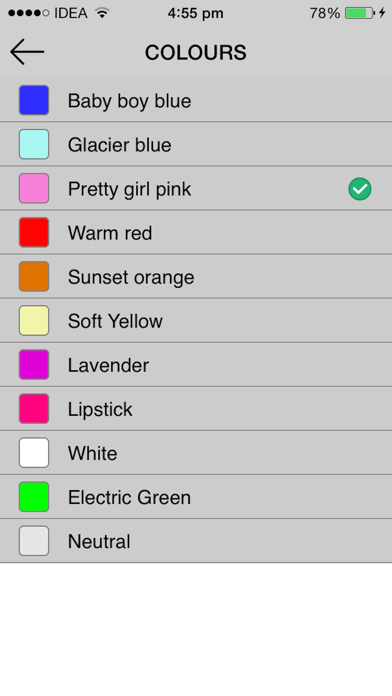 Nursery Light iPhone screenshot 5 - Productivity app