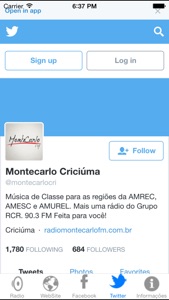 Rádio Montecarlo FM Criciúma screenshot #4 for iPhone