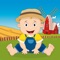 Little farmer Milo loves driving the tractor in kiddieland and petting animals at the barnyard a kidzone game