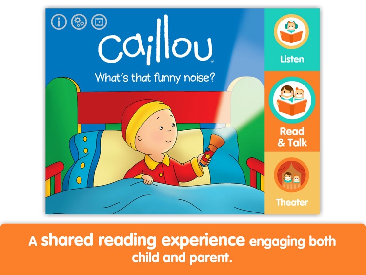 Caillou: What's That Funny Noise? by i Read With screenshot-0