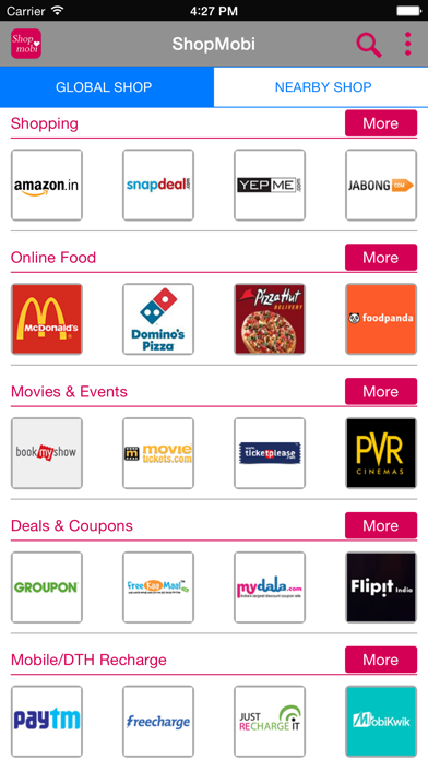 Screenshot #1 pour ShopMobi: Online Shopping India