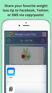 Diet & Weight loss Motivation Tips screenshot #4 for iPhone