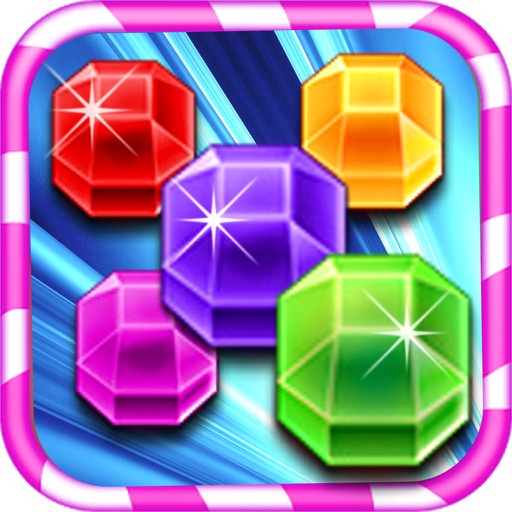 Jewel Mania Blast - Best Free Match Blitz Kids Games! Icon