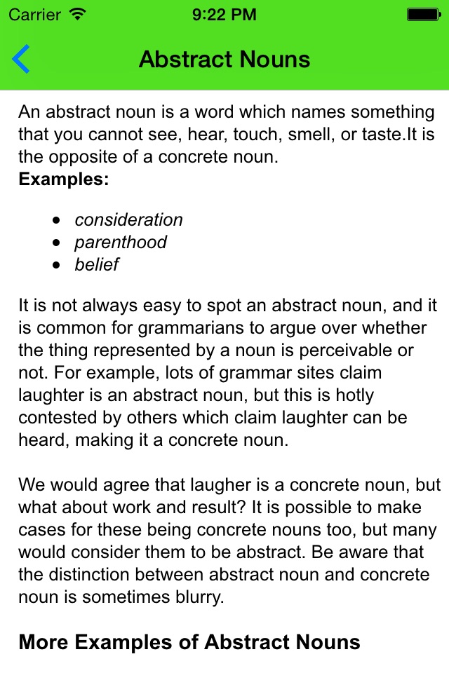 Grammatical Terms and Definitions screenshot 2