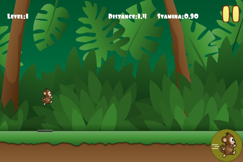 Monkey Run - The Endless Marathon Game screenshot 2