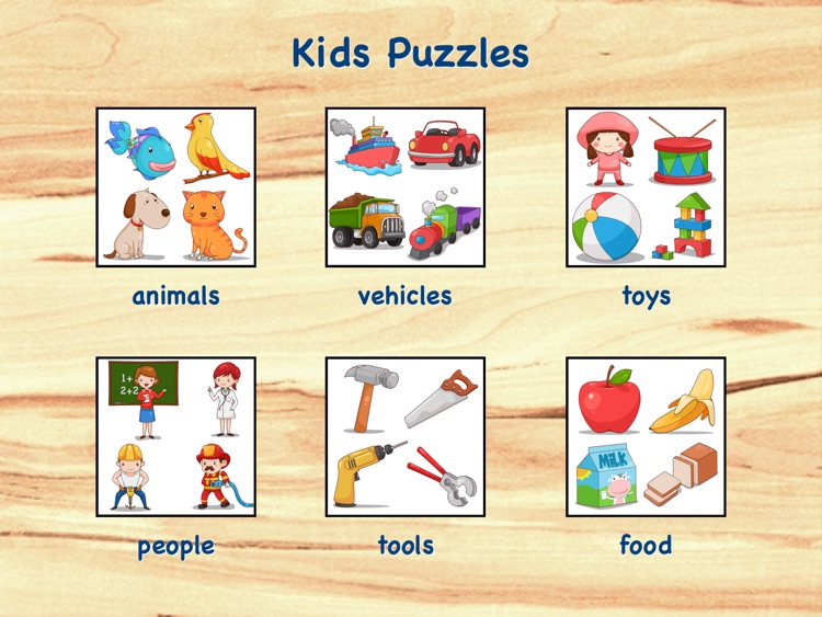 Kids Puzzles: First Words