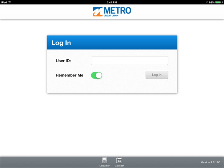 Metro Credit Union for iPad