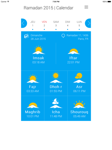 Screenshot #5 pour Horaires Ramadan