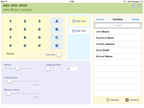 Screenshot #4 pour DTMF Dialler