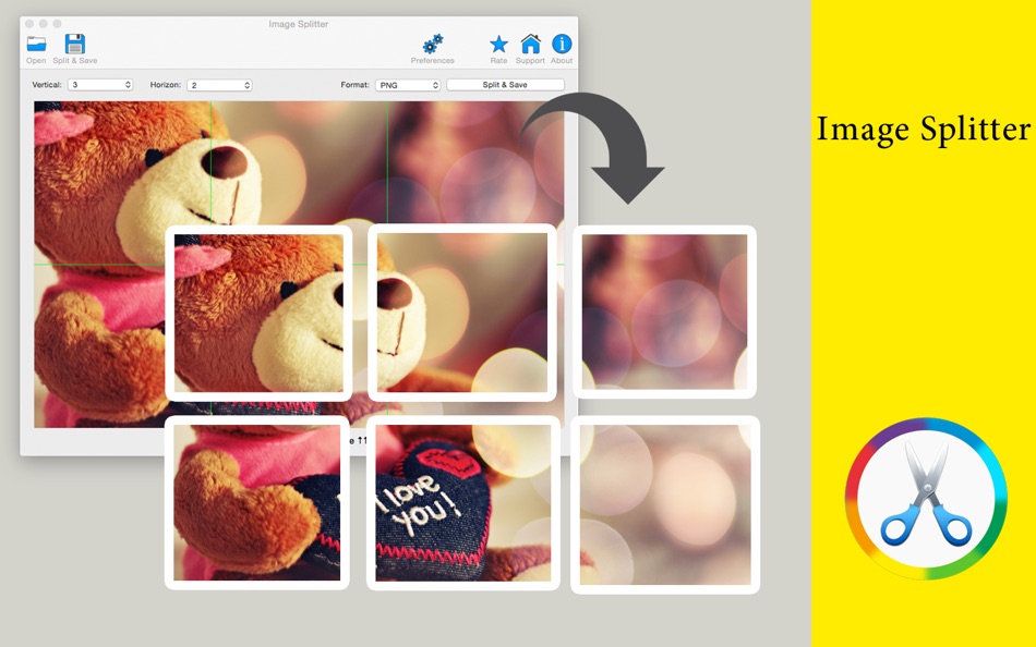 #3. Image Splitter (macOS) 게시자: 方成 印