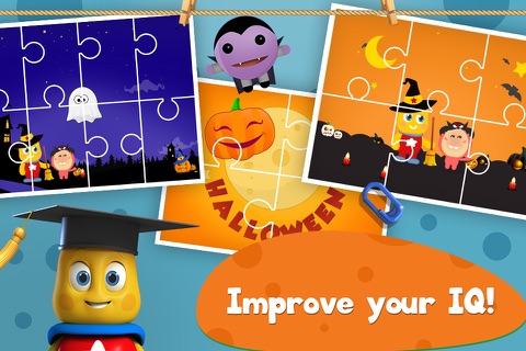 Halloween Jigsaw Puzzles for Toddlers and Kids FREE screenshot 4