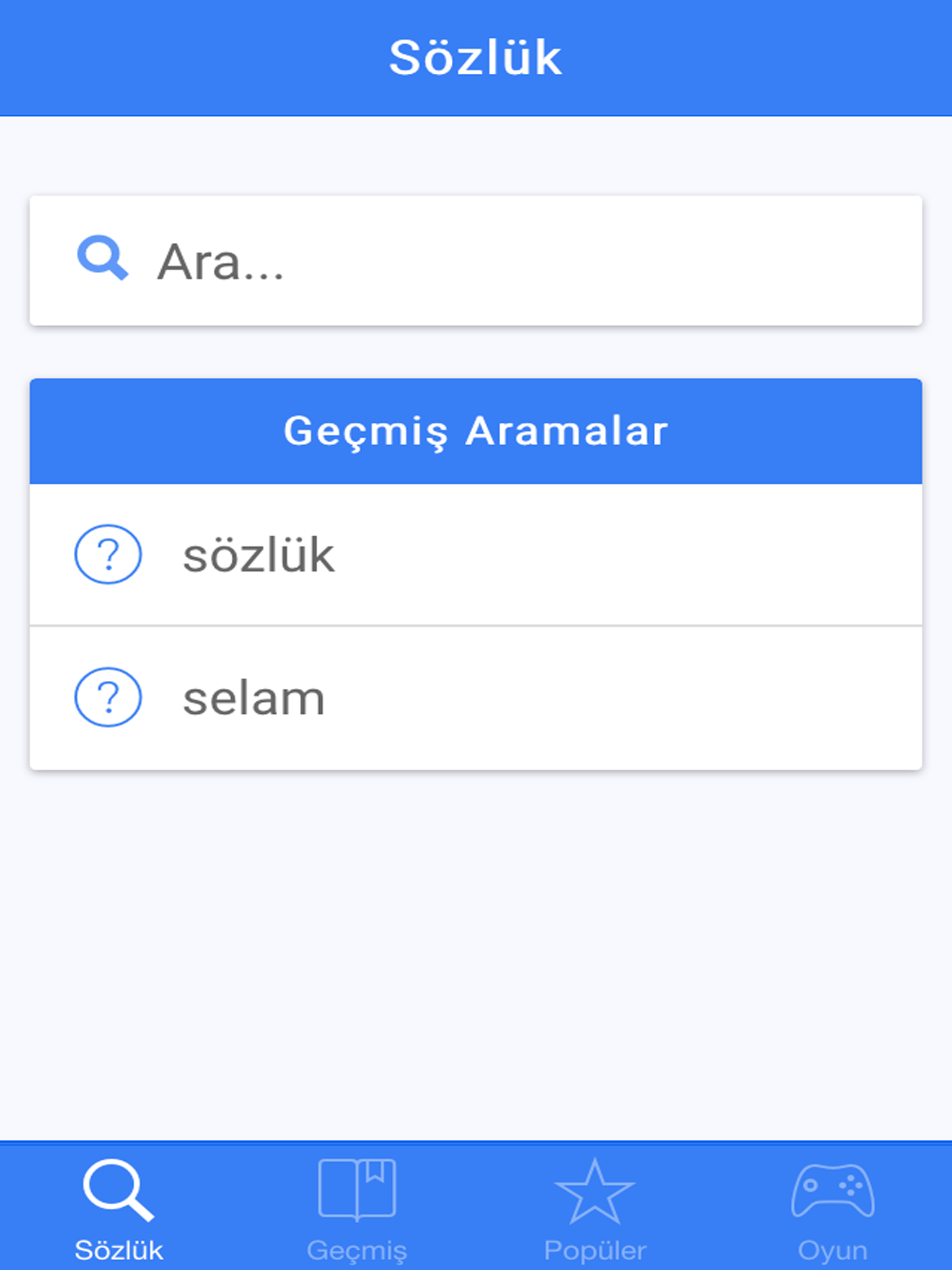 Fransızca - Türkçe Sözlük