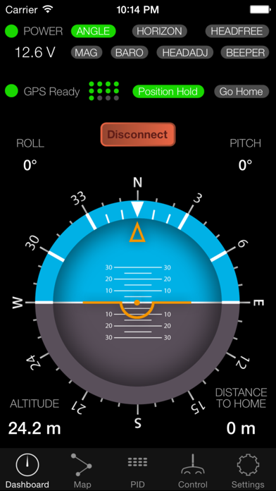 Screenshot #1 pour MultiWii GUI