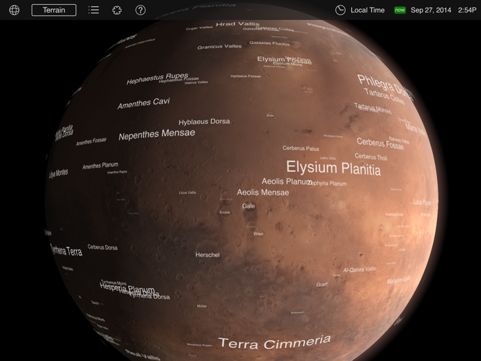 Mars Globe