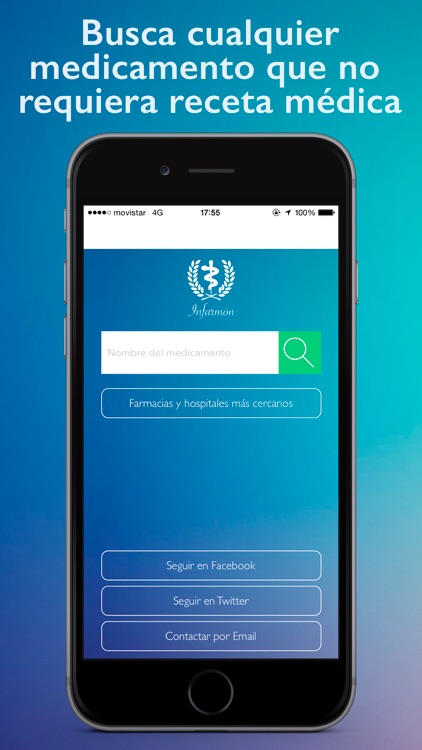 Infarmon: Base de datos de fármacos sin receta. Interacciones y contraindicaciones de cada medicamento screenshot-0