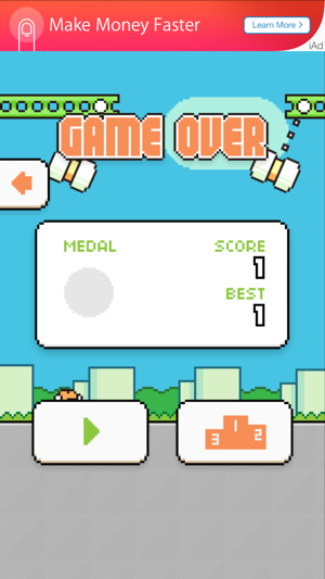 ‎Swing Copters Screenshot