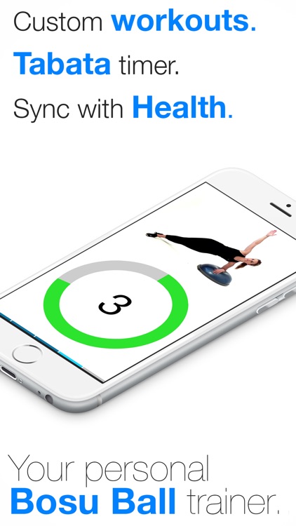 Virtual Trainer Bosu Ball