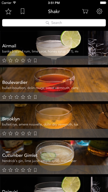 Shakr - Curated Cocktail Guide