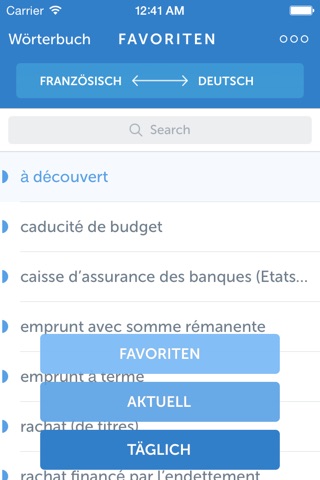 Linguist Dictionary - Deutsch-Französisch Wortschatz: Finanzen, Banking & Buchhaltungsbegriffe. Linguist Dictionary – Dictionnaire français-Allemand de la finance, de la banque et de la comptabilité screenshot 4