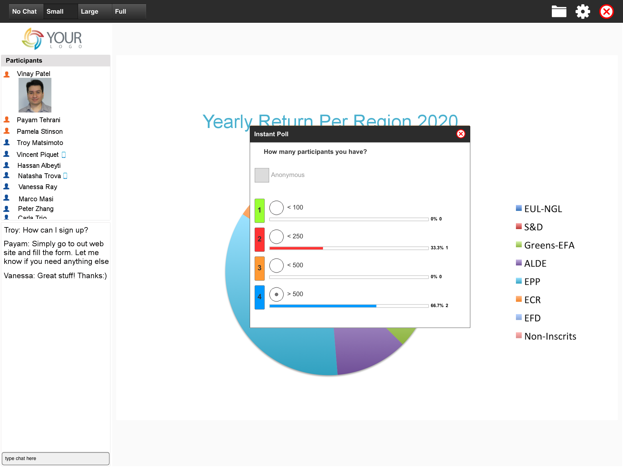 Webinato App for Webinars